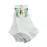 3 Çift Beyaz Renkli Snekars Çorap-Beyaz