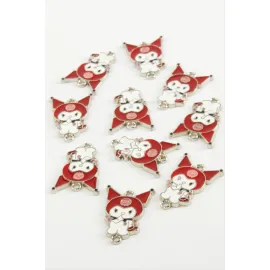 Çzgflm Çift Kulplu Mineli Bileklik ve Kolye Ucu Aparatı 1 Adet-Turkuaz