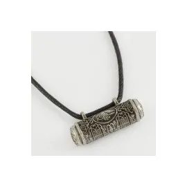 Ayet Kabı Uçlu Kolye-Siyah