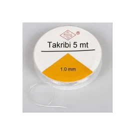 Lastikli Misina 5 - 8 Metre-Beyaz