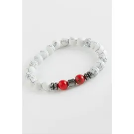 Ceyt Onix Doğaltaş Bileklik-Beyaz