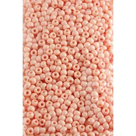 4 mm Yuvarlak Kum Boncuk 50 Gram-Yavruağzı 