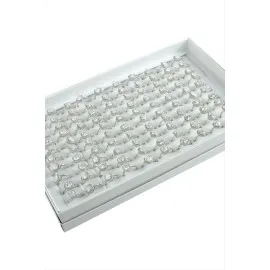 Karışık Lüks Zirkon Taşlı Ciddi İlişki Yüzüğü-Gümüş Rengi