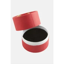 Yuvarlak Yüzük Kutusu-Kırmızı