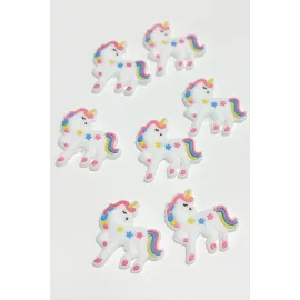 Uncrn Silikonlu Figür 1 Adet-Beyaz