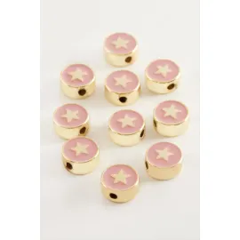 Yıldız Mineli Aparat 1 Adet-Açık Pembe