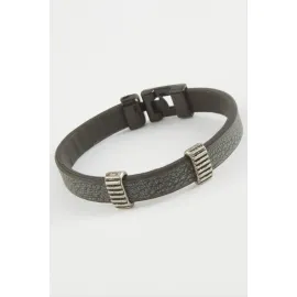 Kaliteli Suni Deri Bileklik-Yeşil