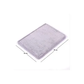 Yatay Anfora Kumaş Batırmalı Yüzük Tablası -Açık Gri