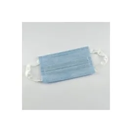 3 Katlı Kulak Dostu Yüz Maskesi 10 Adet-Mavi