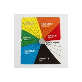 Çakra Bileklik Kartı 200 Adet-Renkli