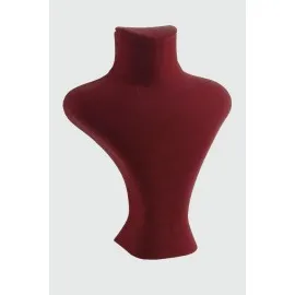 23 Cm Manken Anfora Kumaş-Bordo