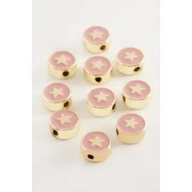 Yıldız Mineli Aparat 1 Adet-Açık Pembe