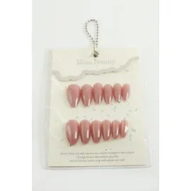 Mina Beauty Kedi Gözü Takma Tırnak-Pembe