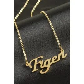 Figen isimli kolye -Sarı