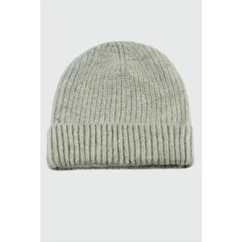 Katlamalı Bayan Bere-Açık Gri