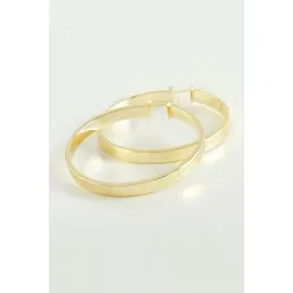 Crt Halka Küpe 6 Cm-Sarı