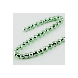 8 Mm Fasetli Hematit Taşı-Kırmızı