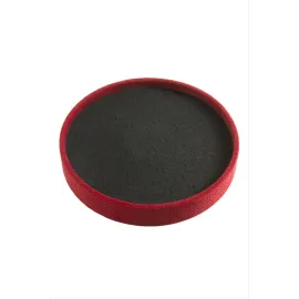 Yuvarlak Ahşap Anfora Kumaş Yüzüklük 20 cm-Kırmızı