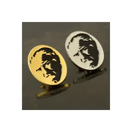 Atatürk Yaka Rozet-Sarı