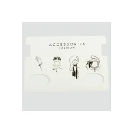 Fular Kolye Kartı-Beyaz