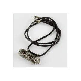 Ayet Kabı Uçlu Kolye-Siyah