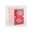 Çiçek Desenli Kolye Kartı-Pembe