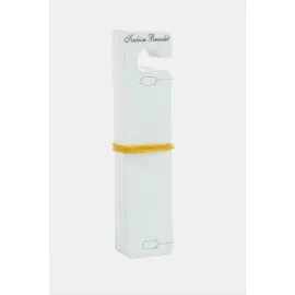 Kelepçe Lüx Dik Kalın Bileklik Kartı 100 Adet-Beyaz