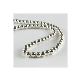 Hematit Taşı 6 Mm-Gümüş Rengi