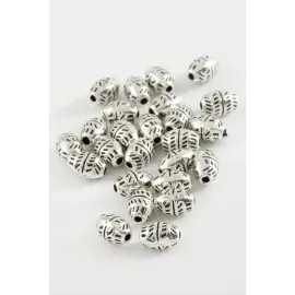 Oval Tesbih Ara Aparatı 50 Gram-Gümüş Rengi