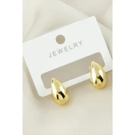 Bottega Metal Küpe-Gümüş Rengi