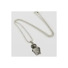 Basketbol Figürlü Erkek Kolye-Gümüş Rengi