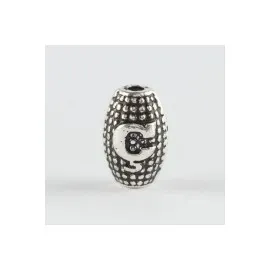 8 Mm Arpa Kesim Metal Harf  Metal Tesbih Harfi -Ç