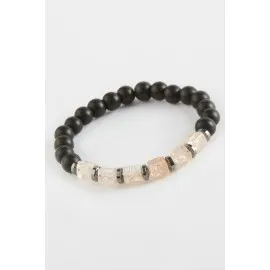 Necef Onix Doğaltaş Bileklik-Siyah