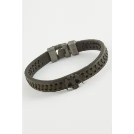 Çift Başlı Kartal Kaliteli Suni Deri Bileklik-Yeşil