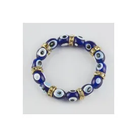 Nazar Boncuklu Çocuk Bileklik-Mavi