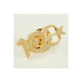 Cumhuriyetin 100. Yılına Özel Yaka Rozet-Sarı