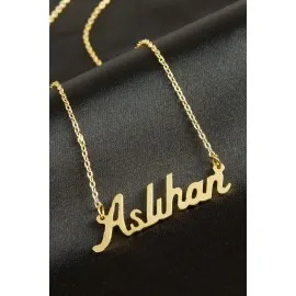 Aslıhan isimli kolye -Sarı