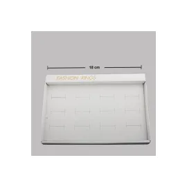 12li süngerli yüzük kutusu-Beyaz