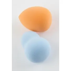 2 Adet Yumurta Makyaj Süngeri-Renkli