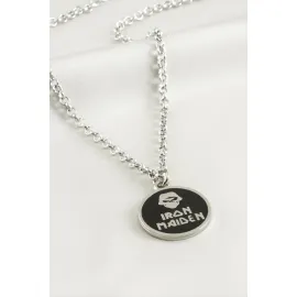 Demir Adam Erkek Kolye-Siyah