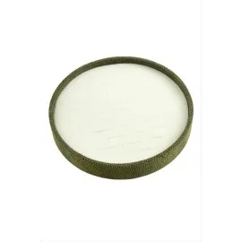 Yuvarlak Ahşap Anfora Kumaş Yüzüklük 20 Cm-Yeşil