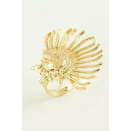 Güneş Metal Yüzük-Sarı