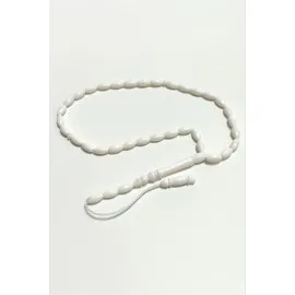 Kemik Tesbih 5X10 Mm-Beyaz