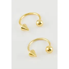 Septum Çelik Piercing 2 Adet-Sarı