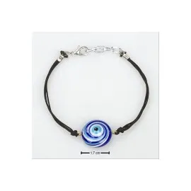 Nazarlı Cam Bileklik-Mavi