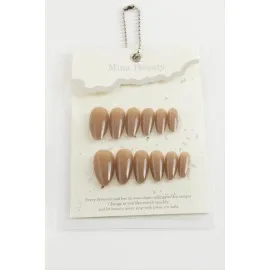 Mina Beauty Kedi Gözü Takma Tırnak-Kahverengi