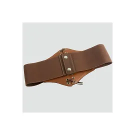 Örgülü Çıtçıtlı Lastikli Kemer-Siyah