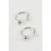 Septum Çelik Piercing 2 Adet-Gümüş Rengi