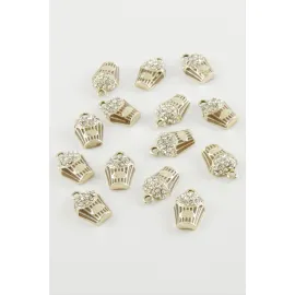 Mısır Taşlı Kolye Ucu Aparatı 1 Adet-Sarı