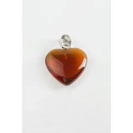 Kuvars Kalpli Doğaltaş Kolye Ucu-Kahverengi